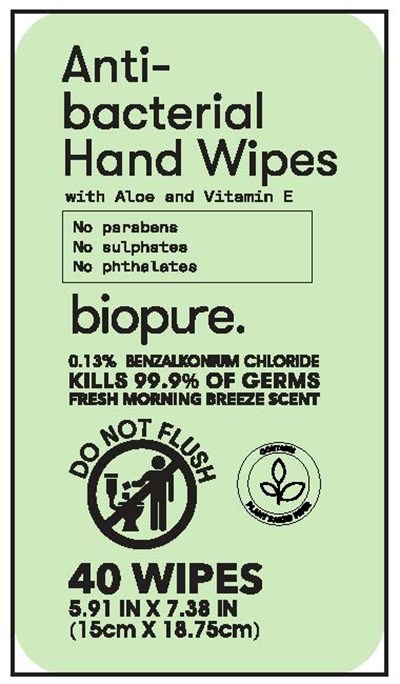 Antiseptic Wipe (Bzk Wipe Label 2)